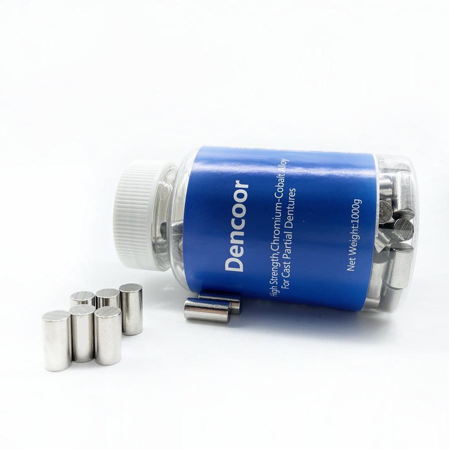 Dencoor 1000g Partial Denture Framework Cobalt Chromium Dental Alloy Cast High Strength Co-Cr Metal