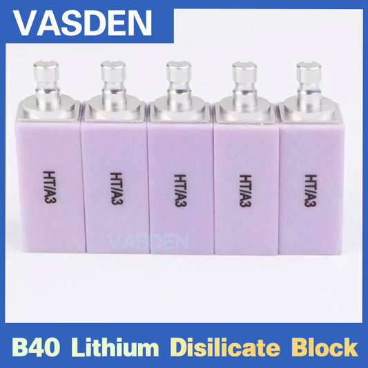 HT LT B40 Lithium Disilicate Glass Ceramic Block (4 Pcs)