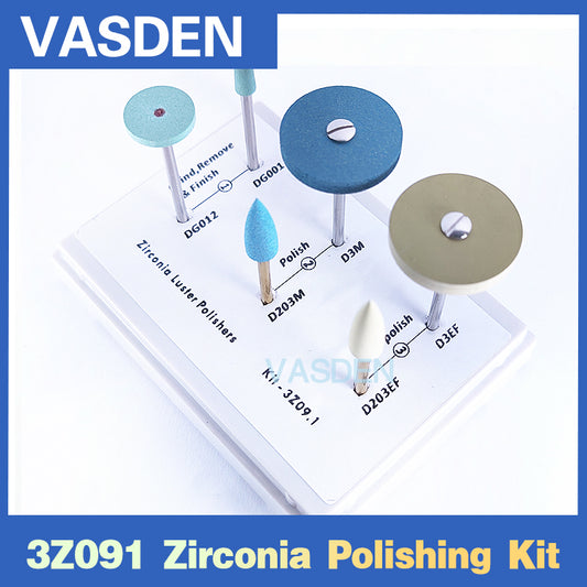 3Z091 Dental Grinding and Polishing Kit For Zirconia Block