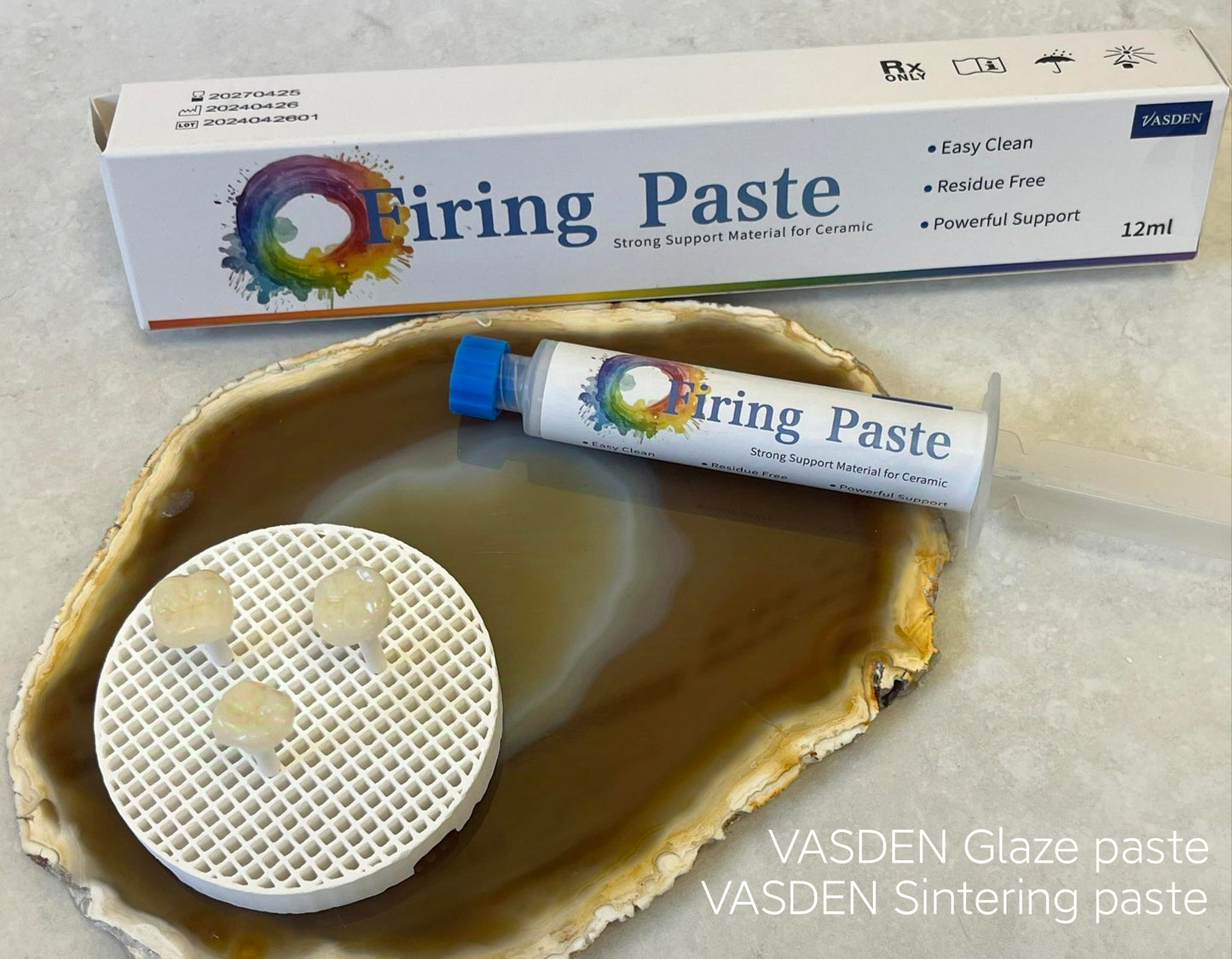 Vasden Firing Paste Dental Restorations Sintered Retention Materials 12ML/PCS Sintering Paste