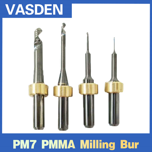 Ivoclar PM7 Mechine DLC PMMA E-Max Diamond Coating Milling Burs Dental  CAD CAM