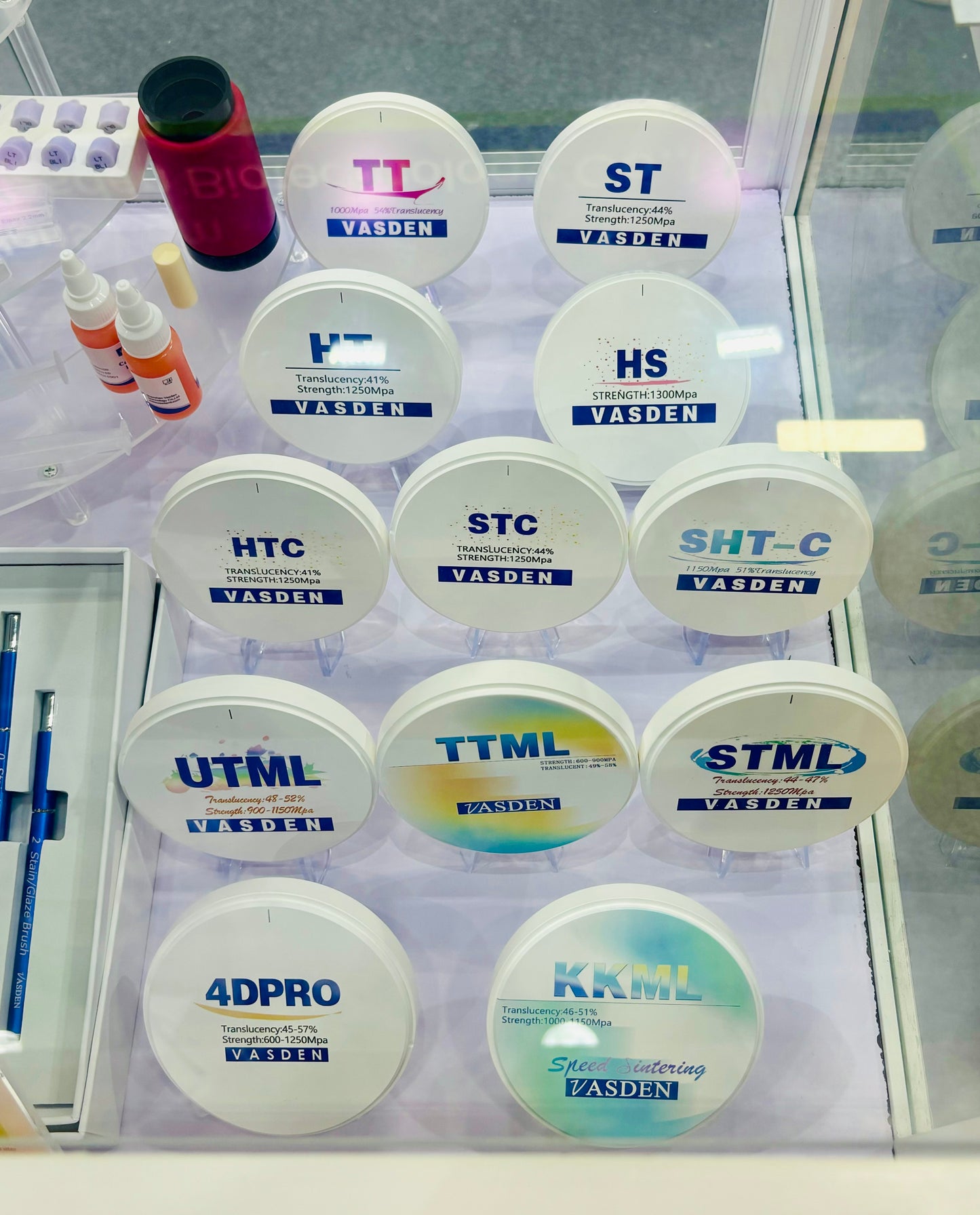 Vasden Dental CADCAM 30 minutes 98mm high speed sintering multilayer zirconia block