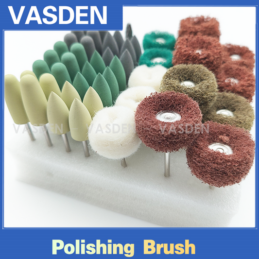 40Pcs/set Grinding Polishing Kit Dental laboratory Tecnician Silicone Polisher Acrylic Resin Dentistry Material Dental Tooltary Tool