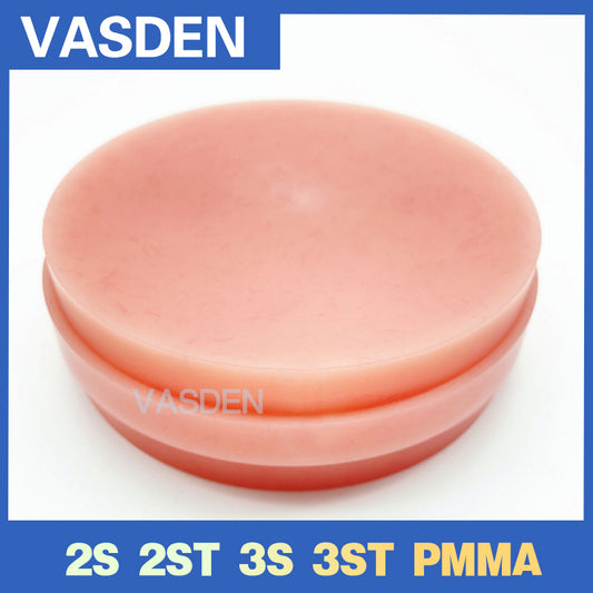 PMMA Bloodshot Pink Monolayer Resin Disc  2S 3S 2ST 3ST