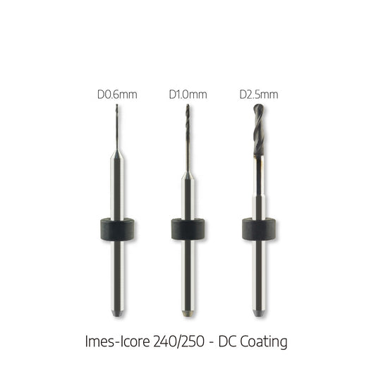 Imes-Icore 250i Mechine DC Zirconia Diamond Coating Milling Burs For CADCAM