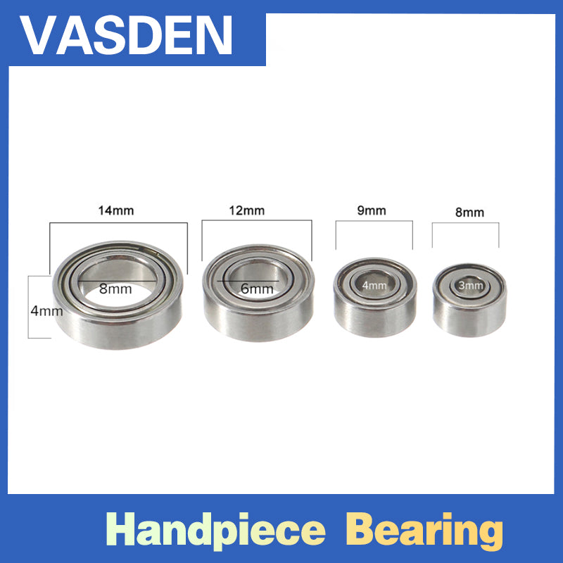 Dental low-speed and high-speed grinding handpiece bearings 4 pieces