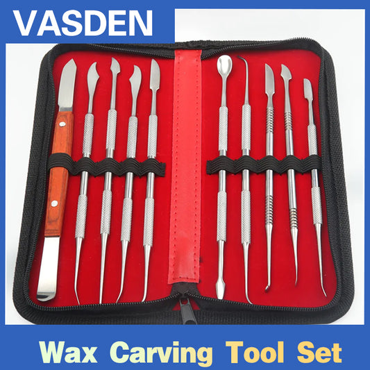 Dental Wax Carving Tool Set Stainless Steel Dentistry & Oral Kit