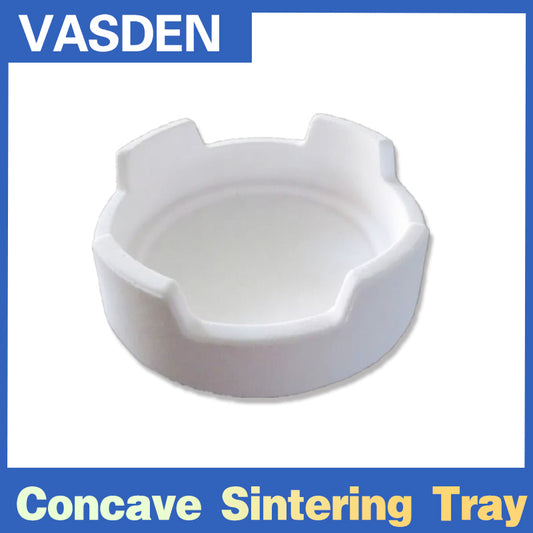 High Temperature Dental Crucible Zirconia Concave Sintering Tray 100*35mm/90*23mm