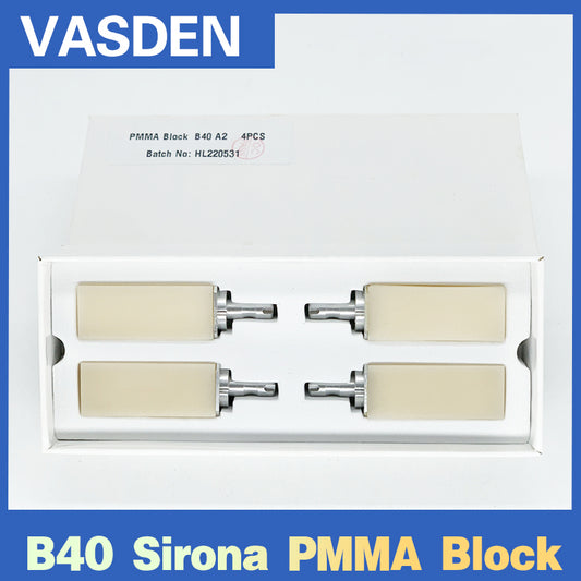 B40 Sirona PMMA Block Dental Lab CAD/CAM Milling Materials PMMA Vita 16 Shade Sirona Cerec Block