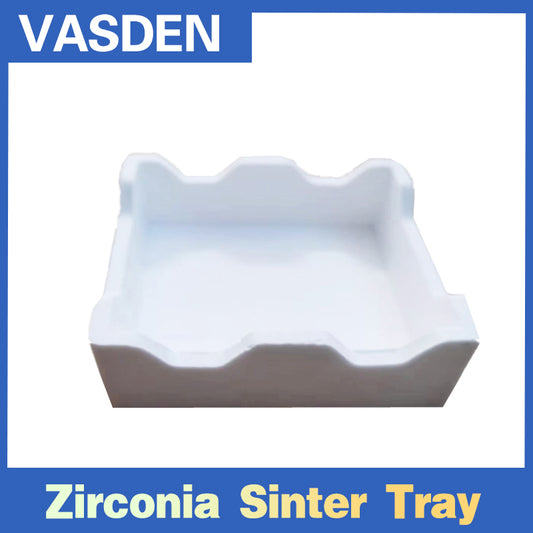 100*90*32mm Square Shape Tray Dental Lab Supplier Zirconia Crucible For CADCAM Sintering Furnace Dental Ceramic Plate