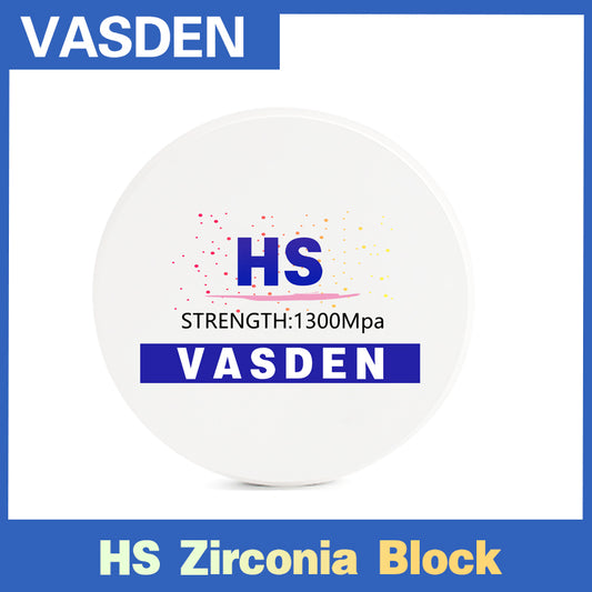 Блок циркония Vasden HS Transparency 0 белый 98 мм для виниров
