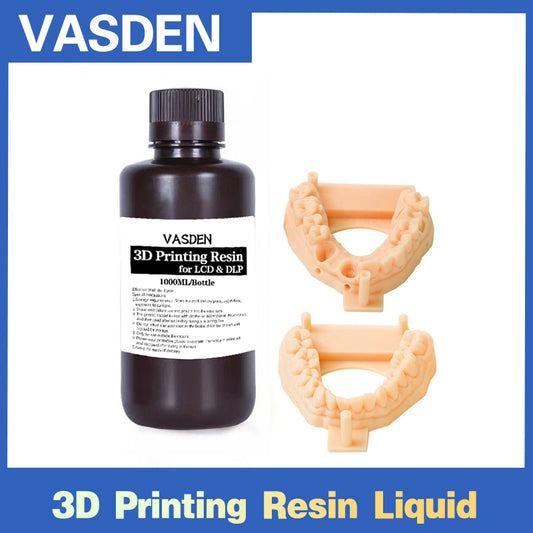 1L 3D Printing Resin Liquid With Skin Transparent Ivory Color