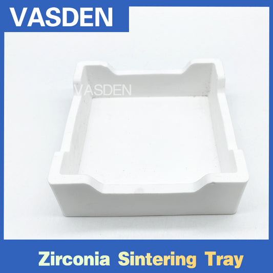 100*100*32mm Square Ceramic Sintering Tray for Dental Crucible Dental Laboratory Materia Square Boxl