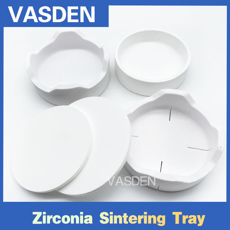 Fast Time Sintering Tary Flat Mouth Zirconia Sintered Crucible 95*23mm/90*23mm/100*35mm