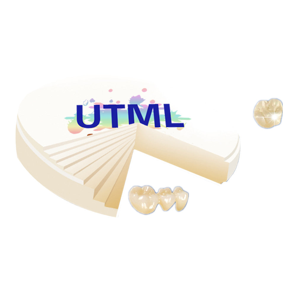 Vasden 3D Plus UT Ultra Translucent Multilayer Zirconia Block 98mm Crown Bridge Dental Crown