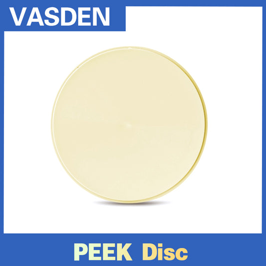 Yellow Color PEEK/HPP Block 98mm For Dental CADCAM