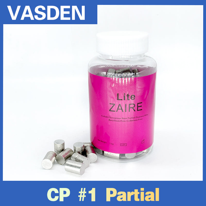 Сплавы CP для частичного каркаса колонн для съемных частичных протезов.