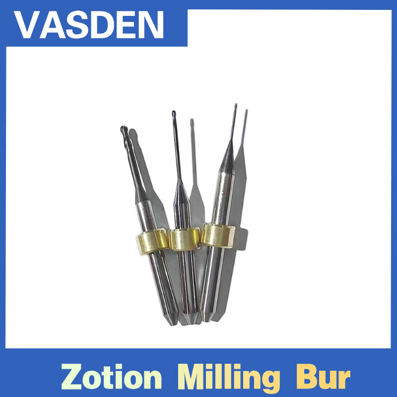 Zotion Mechine PMMA DLC Diamond Coating Milling Burs Dental CAD CAM Materials