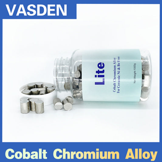 CO 63% Cobalt Chrome Ceramic Alloy Dental Metal Crowns And Bridges