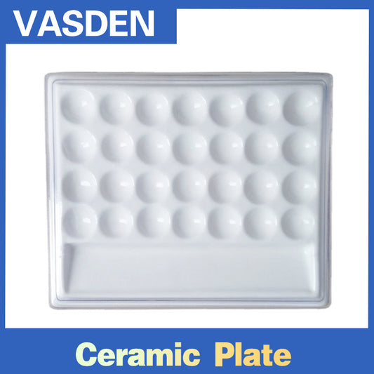 Dental Ceramic Plate 28 hole porcelain plate