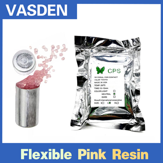 100G/Bag Flexible Pink Resin Granules Transparent Granules