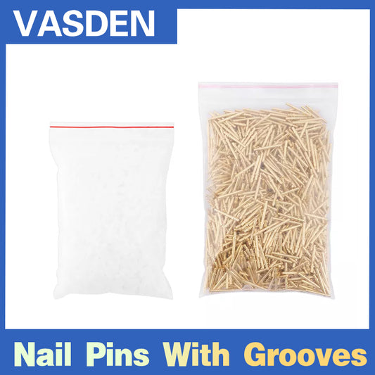 1000set/bag Nail Pins With Grooves 20mm 16mm 10mm