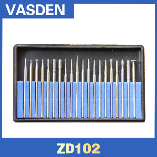 ZD102 Набор алмазных боров Small &amp; TinyCut HP, 20 шт./1 комплект, для стоматологической лаборатории