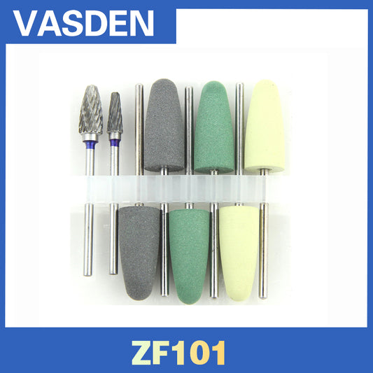 ZF101 Resin Base Polishing 11pcs/1set Tungsten steel grinding head silicone grinding head