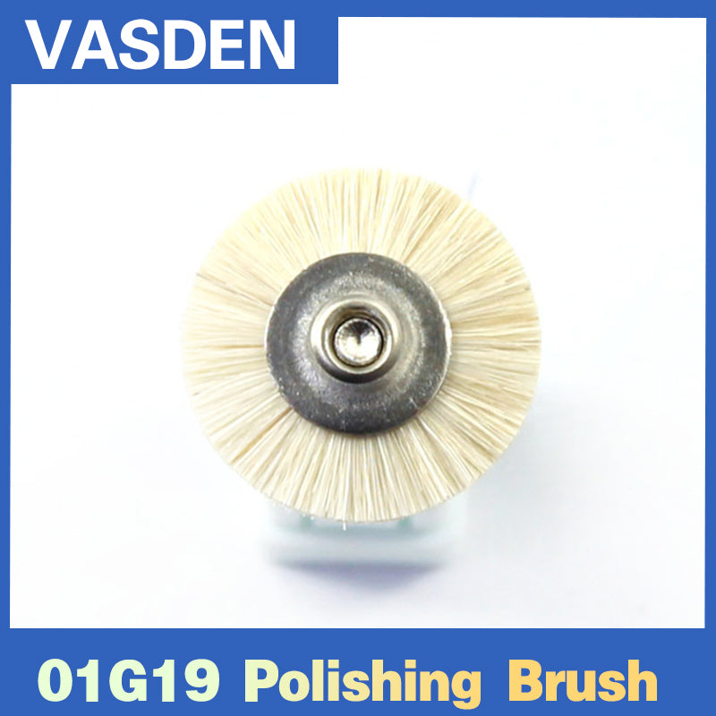 10pcs/set Polishing brush Wheel Shape Animal Hair Dental Materials