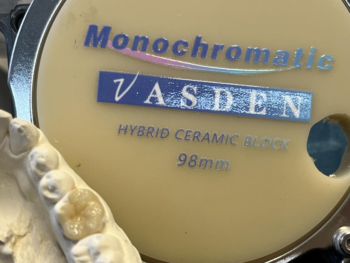 Dental CAD CAM restoration material Monolayer Hybrid Ceramic Resin Blo ...