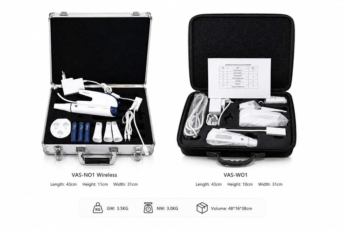 VASDEN VAS-NO1 Wireless Intraoral Scanner High-Precision Digital Dental Scanner for CAD/CAM Dentistry