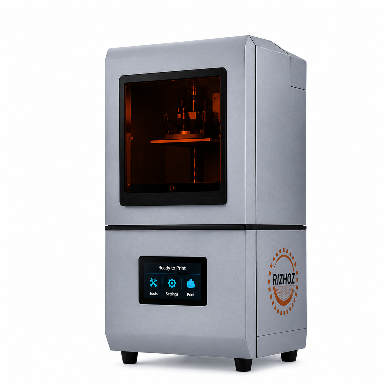 Portable RIZHOZ High Precision Dental 3D Printer Fast Printing Modeling Resin Printer with Rapid Heating