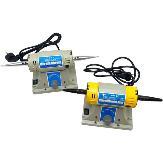 TM-2 European double-tip table polishing machine cloth wheel machine table grinding machine grinding and polishing micro desktop rust removal machine dental