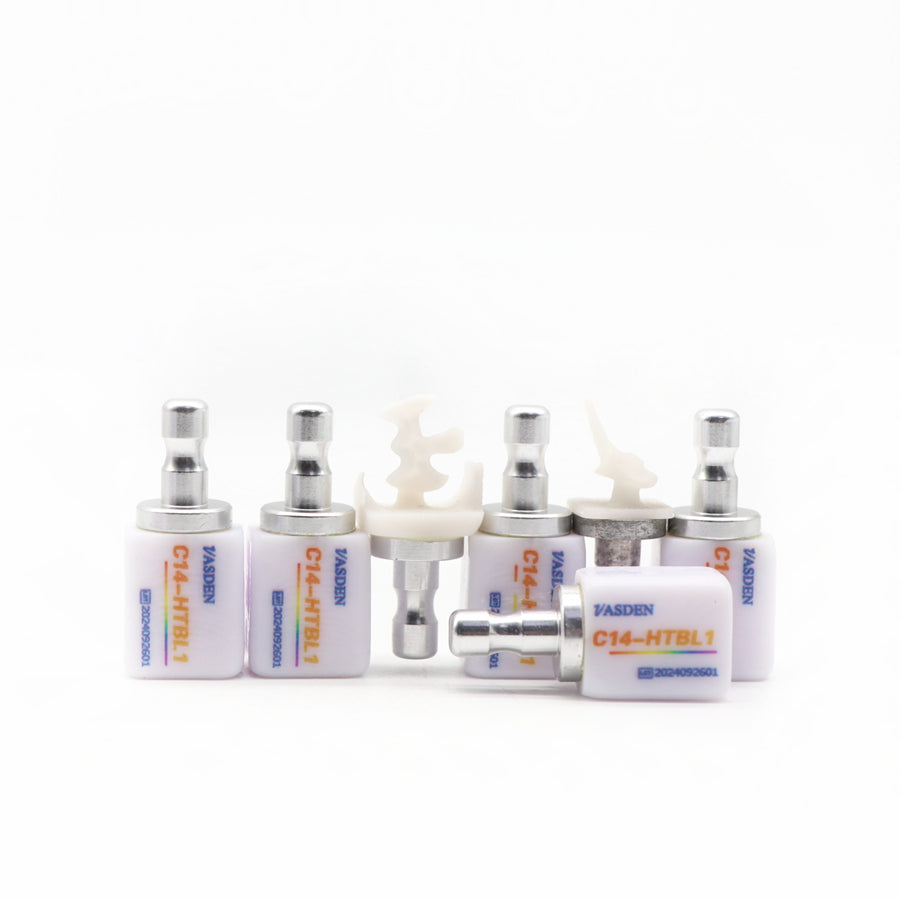 VASDEN Monolayer C14 Glass Ceramic Aesthetic Veneer 5Pcs/Box Dental CADCAM Material