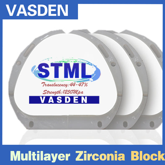 ڤاسدن 3D-ST فرە چین بلۆکی زیرکۆنیا 89*71mm دیسکی زیرکۆنیۆمی کارایی ئامان