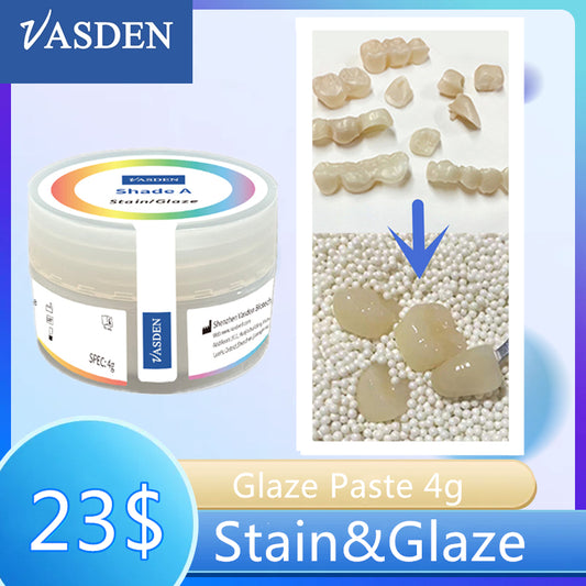 VASDEN Zirconia stain dental glaze liquid zirconia liquid dental stain & glaze paste for dental lab