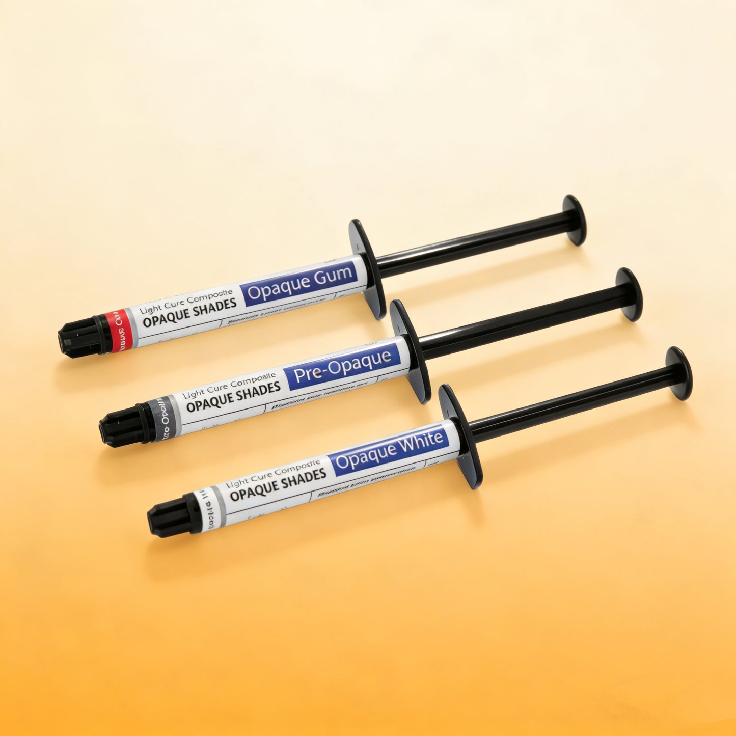 Rizhoz 2ml Light-Curing Composite Flowable Opaque Gum Gingiva Masking Opaquer For High Value Incisal Edges and Bleach Shade