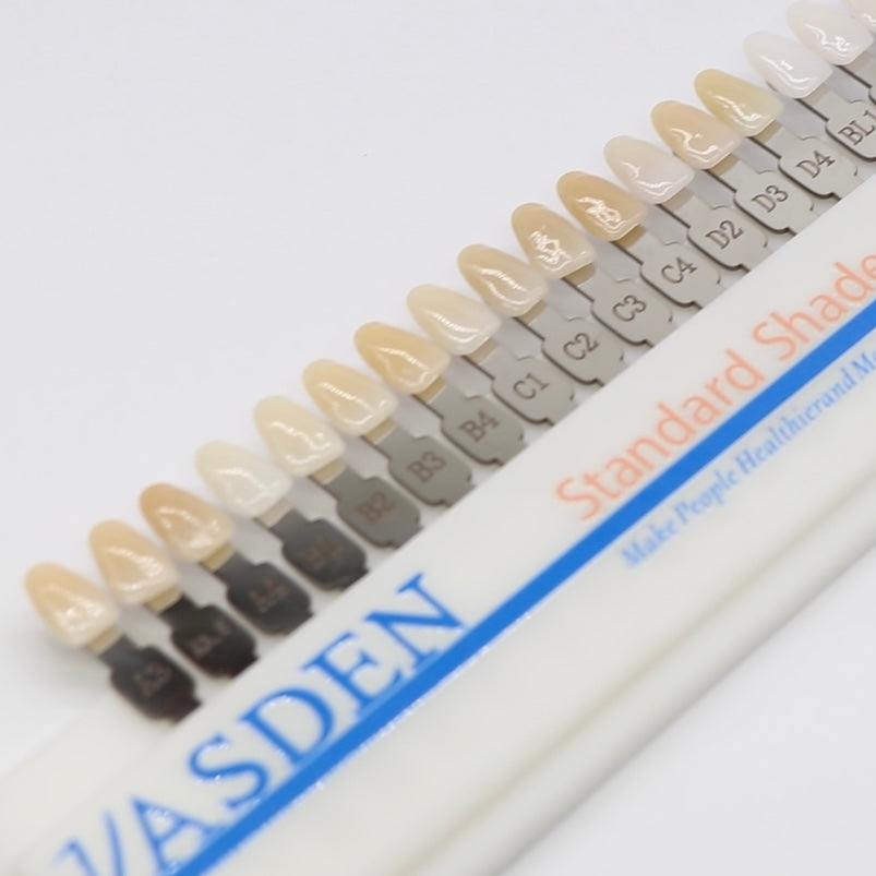 Vasden Dental 4D Zirconia Tooth 16 Color Ceramic Teeth Matching and Comparison Plate Laboratory Materials A1-D4 BL1-BL4
