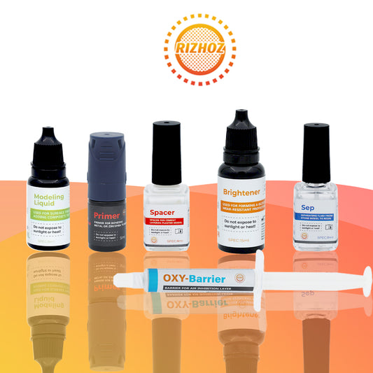 Rizhoz light-cure dental accessories kit is for composite layering aidsdental lab materials