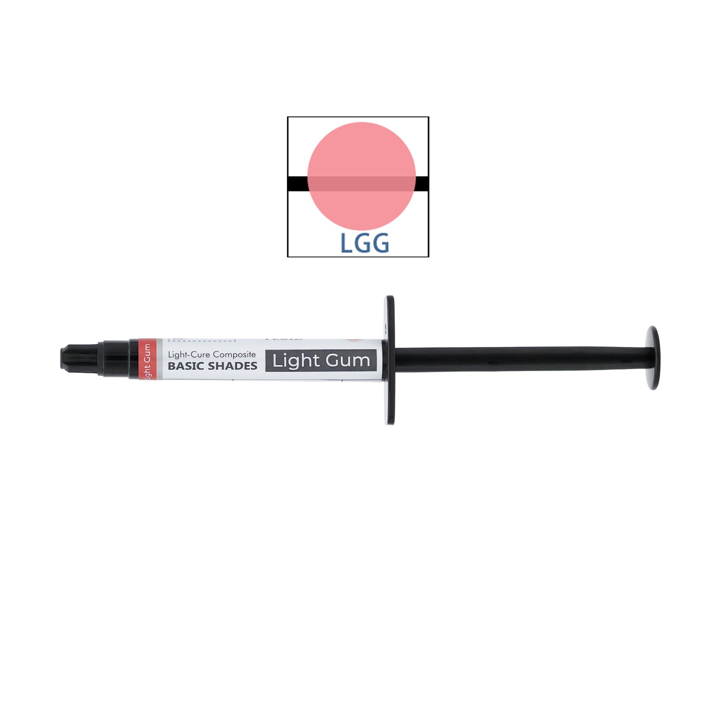 Rizhoz 5g Light-Curing Composite Syringe Pink Orange Gum Colors High strength indirect restorative material