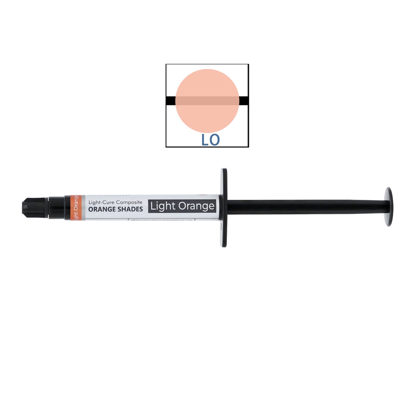 Rizhoz 5g Light-Curing Composite Syringe Pink Orange Gum Colors High strength indirect restorative material