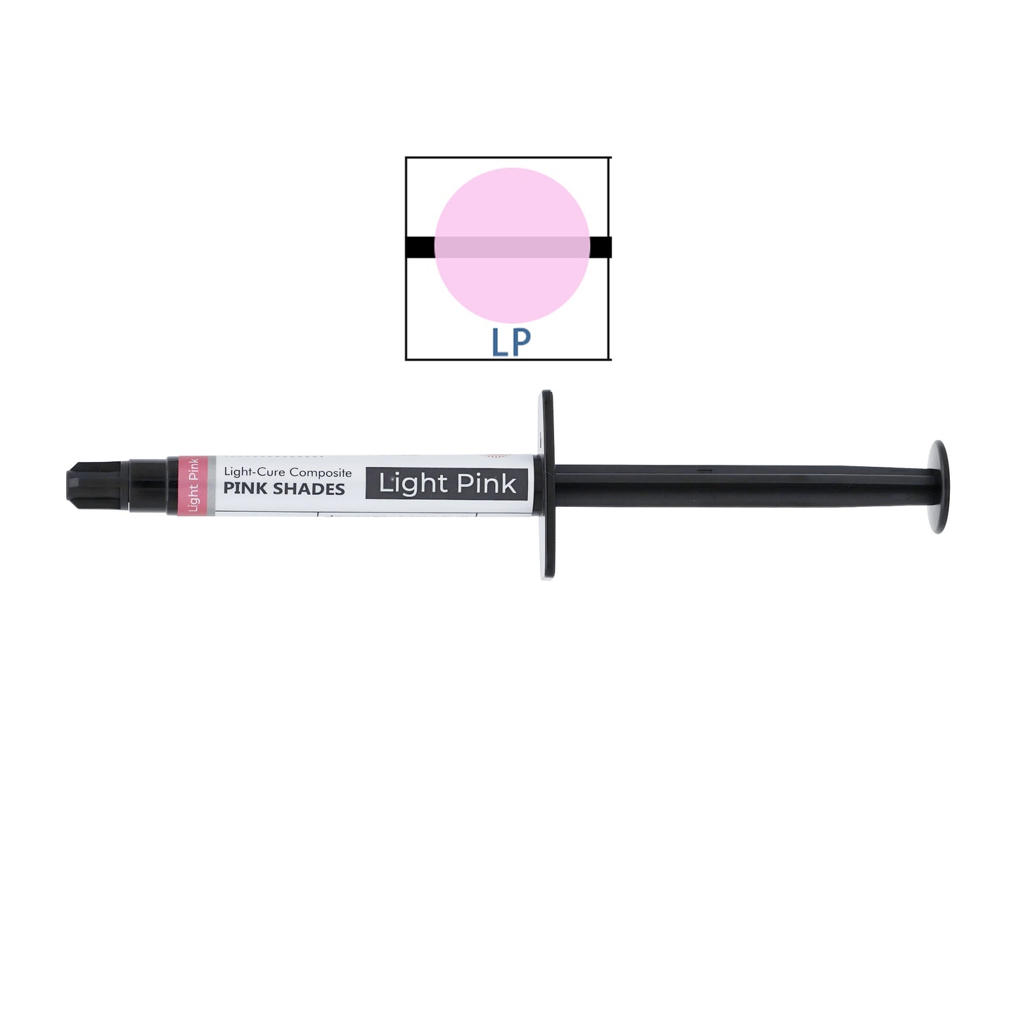 Rizhoz 5g Light-Curing Composite Syringe Pink Orange Gum Colors High strength indirect restorative material