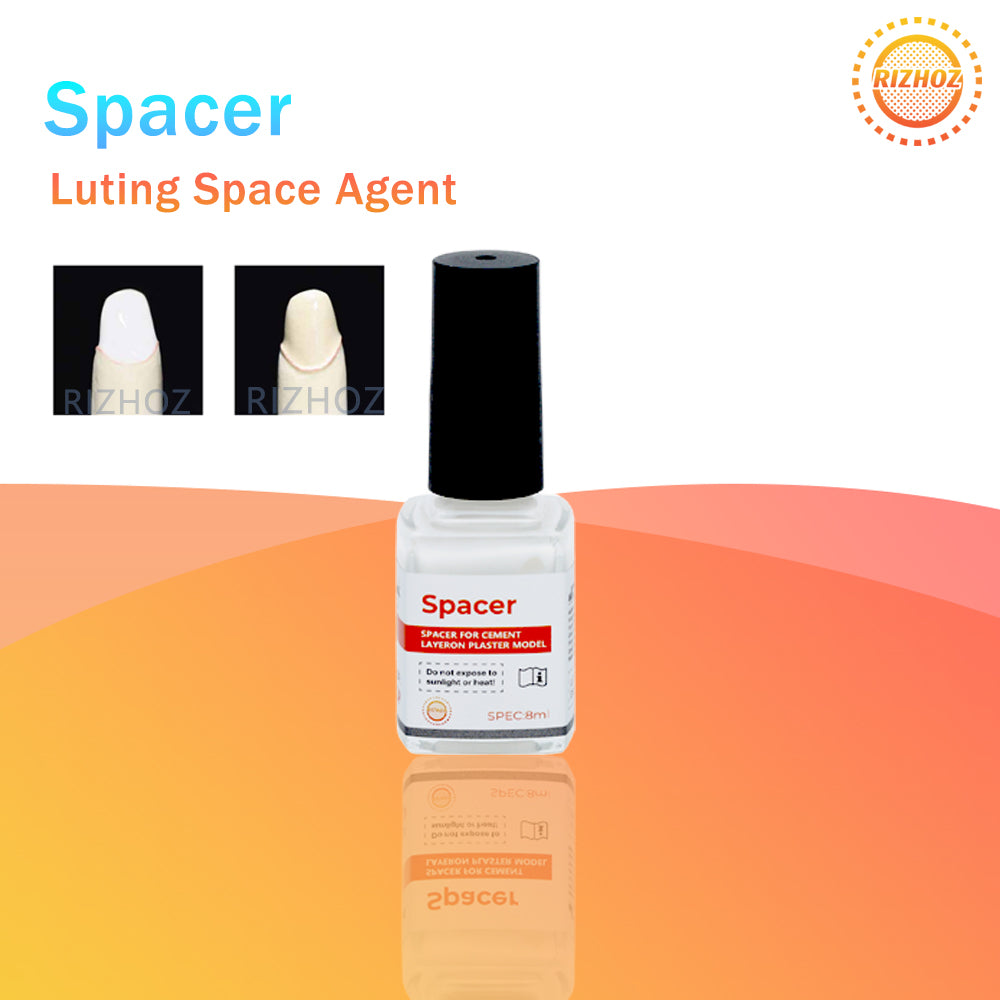 Dental Lab Light cure Material Rizhoz 8ml Spacer Liquid for Cement Space in Indirect Restorations