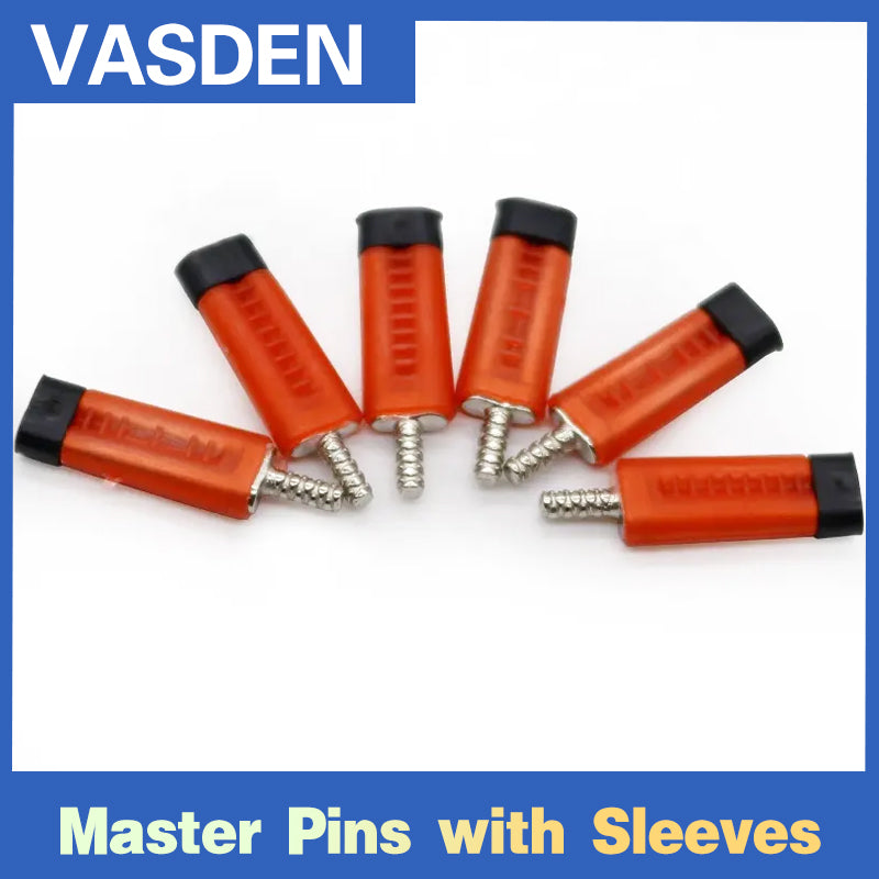 500 Set/bag Twin Master Pins with Sleeves Double Nail Dowel Pin For de ...