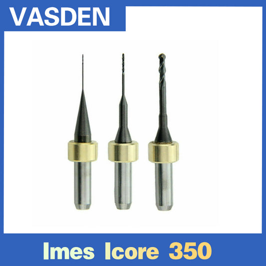 Imes-Icore 350i Mechine DLC PMMA Diamond Coating Milling Burs For CADCAM
